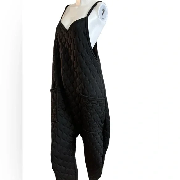 Cutest Black Quilted Romper - Picture 5 of 10